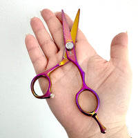 Shogun Rosa Japanese 440C Steel Hairdressing Scissors - Professional Barber Salon Shear for Hairdressers, Barbers, and Salon Use