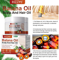 VIDIND Batana Oil Promotes Hair Growth, Natural and Healthy, Can be Used as A Hair Mask and Hair Oil, Moisturizes Hair, Repairs Damaged Hair, Makes Hair Thicker and Fuller (120g)