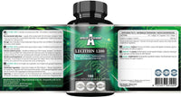 APOLLO'S HEGEMONY Lecithin 1200mg with Vitamin E - 180 Softgel Capsules - High Strength Soy Lecithin Supplement - 6 Months Supply - Supports Cognitive and Cardio Health - by Apollo's Hegemony