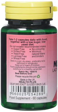 Health Plus Megadophilus 1 Billion + Probiotic Digestive Health Supplement - 60 Capsules