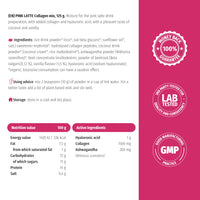 Nature's Finest by Nutrisslim PINK LATTE with Collagen and Hyaluronic Acid 125 g | Coconut and vanilla flavored drink, lactose and sugar free (1)