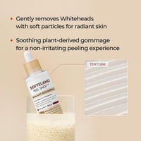 Curlady ANGEL SILK Peel Shot Glow Rice Ampoule Duo, 2025 Upgrade Black and White Rice Exfoliate, Gentle Peel, Pore Minimizing, Exfoliating Face and Body Scrub for All Skin Types