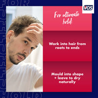 VO5 Mega Hold 24 hour extra strong control Styling Gel for perfectly groomed hairstyles 200 ml