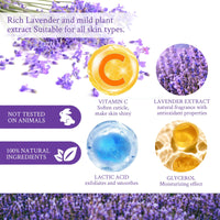 MADGININE 6 Pairs Lavender Foot Mask Socks Sets,Foot Peel Mask for Hard Skin,Exfoliating Foot Peel Mask,Foot Peel Mask,Feet Peeling Mask,(Suitable for Cracked Heels,Dead Skin and Dry Skin)