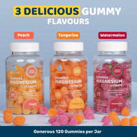 Ultra Lyte Magnesium Citrate Gummies – 336 mg Elemental Magnesium per Serving – 120 Gummies (30 Days) – Gelatin Free Vegan High-Strength Supplement – Tangerine Flavour