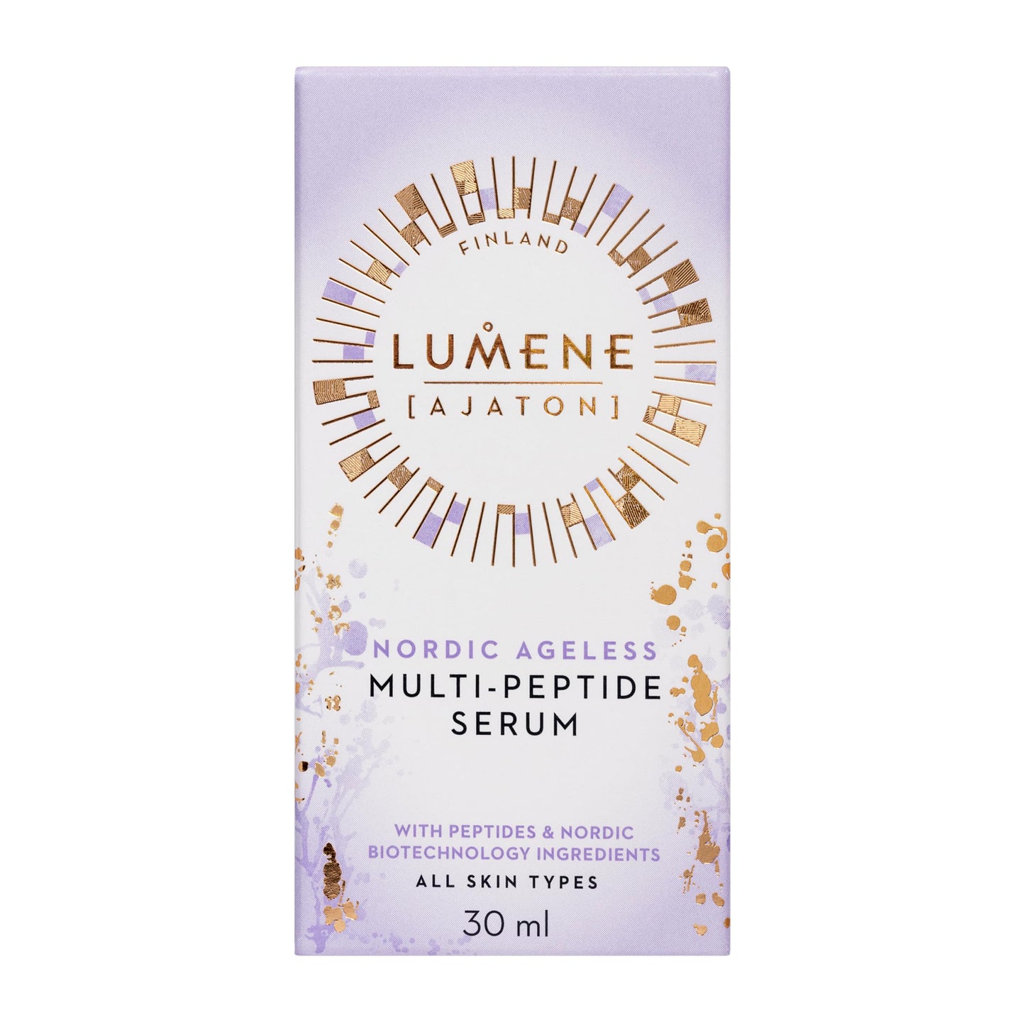 Lumene LUMENE Nordic Ageless [Ajaton] Multi-Peptide Anti-Wrinkle Serum | Firms and Smooths Skin with Pro Collagen Peptides & Vitamin B12 | Lightweight and Hydrating | Vegan | 30 ml