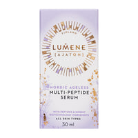 Lumene LUMENE Nordic Ageless [Ajaton] Multi-Peptide Anti-Wrinkle Serum | Firms and Smooths Skin with Pro Collagen Peptides & Vitamin B12 | Lightweight and Hydrating | Vegan | 30 ml