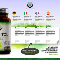 Earth's Nurture EN Myo-Inositol Chromium & Folate Blend | 1000mg Myo Inositol Per Serving | 90 Vegan Myoinositol Capsules | Inositol Supplement | Vitamins for Women | Non GMO & Allergen Free | Made in UK