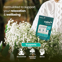 Revive Active Calm Capsules - 12 Active Ingredients in 1 Daily Sachet - Ashwagandha with Essential Vitamins and Magnesium - Supports Energy Levels, Nervous System, Relaxation & Mood - 60 Capsules