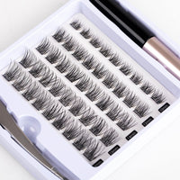 Magnetic SL Individual Lashes 45 Cluster Lashes DIY False Eyelashes Natural Look C Curl Individual Cluster Lashes Soft Eyelashes False Eyelashes With Clear Glue Strong Hold 10-16MM