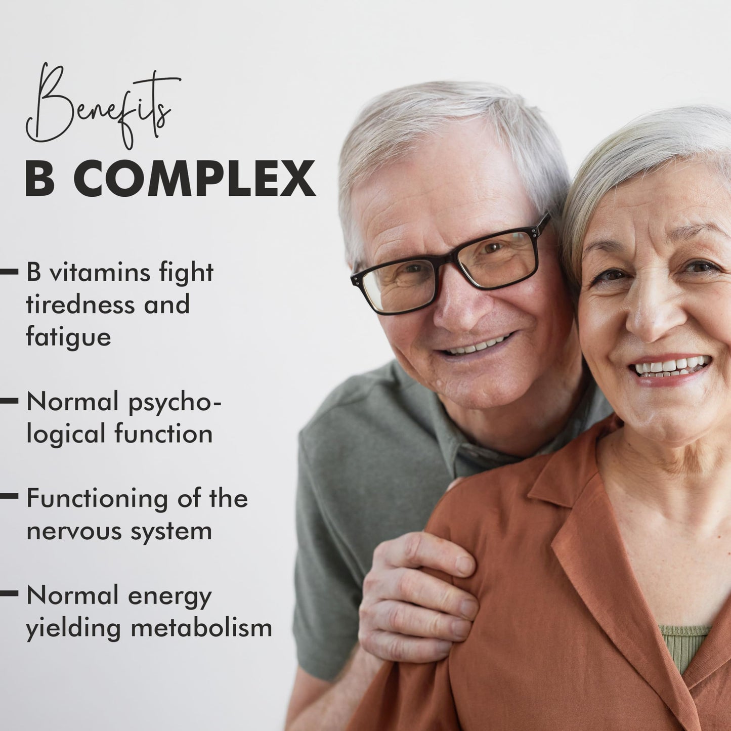 Vitaminnica Because your Health Matters Vitaminnica Neuro Force | Vitamin B-Complex B1, B2, B3, B6, B12 | Energy Levels & Metabolism | 60 Capsules