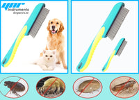 YNR EXTRA FINE NIT HAIR COMB LARGE HANDLE Head Lice Egg Larva Remover Comb Anti-Lice (BLUE)