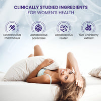 Advanced Probiotics for Women | Scientifically Formulated Vaginal Probiotics, Intimate Flora & UTI | 60 Specialised Capsules with 3 Billion Bacterial Cultures - 100 Billion CFU/g Source | Made in UK