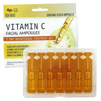 Skin Treats Vitamin C Ampoules Serum, Vitamin C 7 Day Skincare Set, Antioxidant Day Serum for Face, 7 x 2ml Ampoules, Vegan Friendly