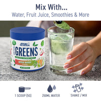 Applied Nutrition Critical Greens Powder and Superfood Blend for Gut Health Energy and Immune Support Vegan Daily Greens Juice Powder (150g - 30 Servings) (Unflavoured)