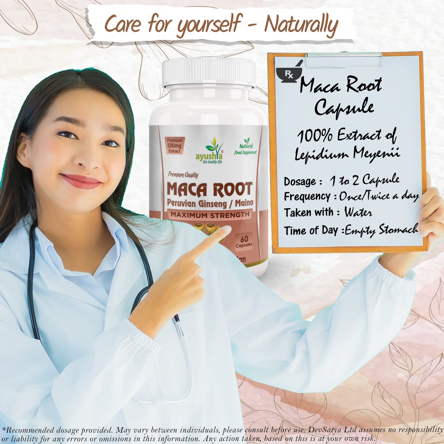 Ayushya Maca Root Extract Capsule