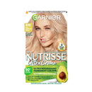 Garnier Nutrisse Creme Blonde Hair Dye Permanent, Up to 100% Grey Hair Coverage, 90% Natural origin formula, No Ammonia, with 5 Oils Nourishing Hair Mask Conditioner, 9.12 Very Light Pearly Blonde