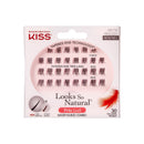 KISS Haute Couture Collection 30 Trio Lashes in Various Lengths, Short Combo, Natural Premium Fake Eyelashes includes Lash Glue