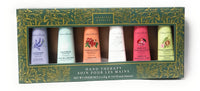 Crabtree & Evelyn Six Pack Floral Scented Hand Therapy Cream Gift Set (6 x 25ml) Ideal for him or her