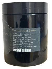 IMZTRADZ Savannah Moisturising Butter with Cucumber & Aloe Vera, Organic Shea & Cocoa Butter, 220g