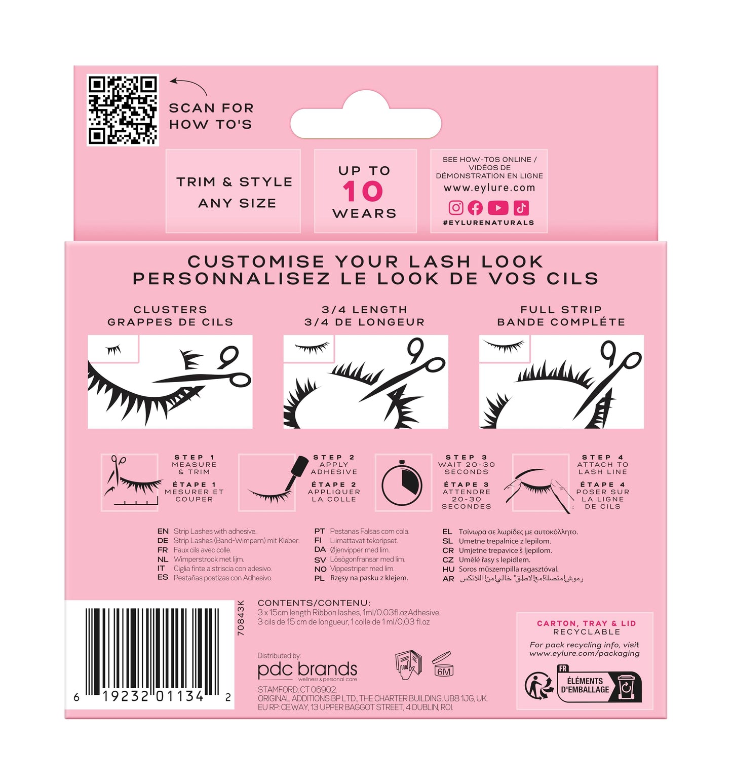 Eylure Ribbon Lashes Kit