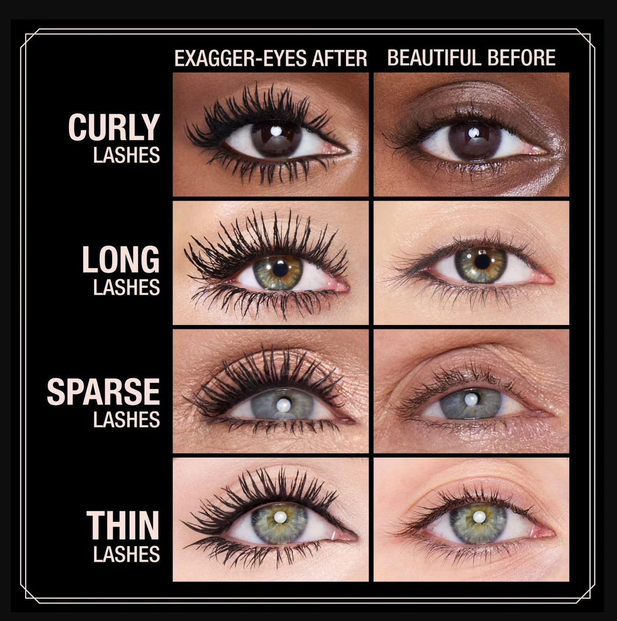 Charlotte Tilbury | Exagger-Eyes Volume Mascara | Exagger-Black | 4ml