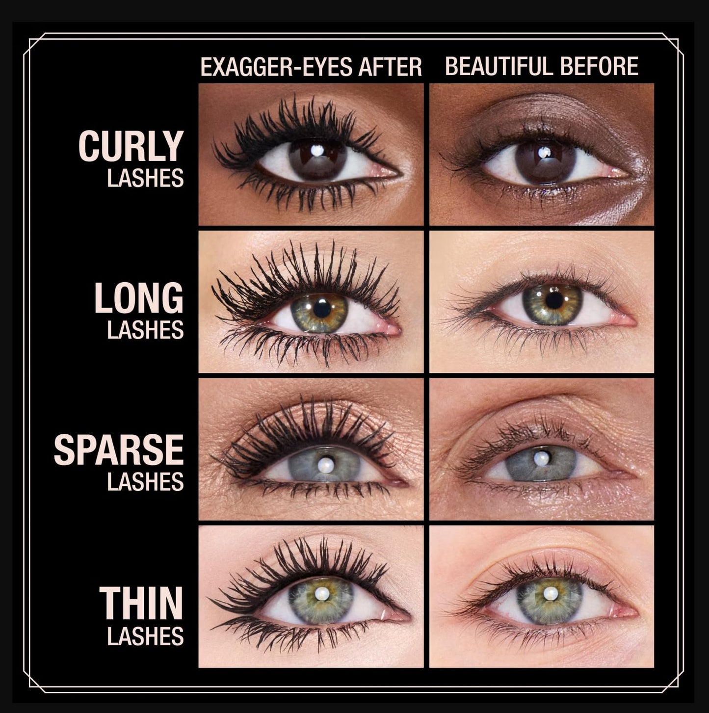 Charlotte Tilbury | Exagger-Eyes Volume Mascara | Exagger-Black | 10ml