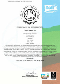 Hirsch Organic Lions Mane High Strength Extract Powder - Organically Grown in The EU - Non-GMO - No Added Fillers