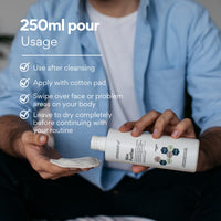 Clinisoothe+ Skin Purifier 250ml Pour Application - Hypochlorous Acid Solution for Face and Body - Defends Daily Against Pollutants & Impurities – Supports Blemish-Prone, Sensitive Skin Care