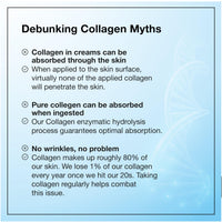 Collagen with Hyaluronic Acid - High Strength 10,000mg - Plus 9 Vitamins - for Skin, Hair, Nails, Gut Health, Bones, Muscles & Joints. Sustainably Sourced. No Additives. Made in UK