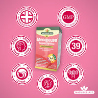 Natures Aid Menopause Support Formula, Multivitamin with SOYA Isoflavones & Sage, 30 Capsules