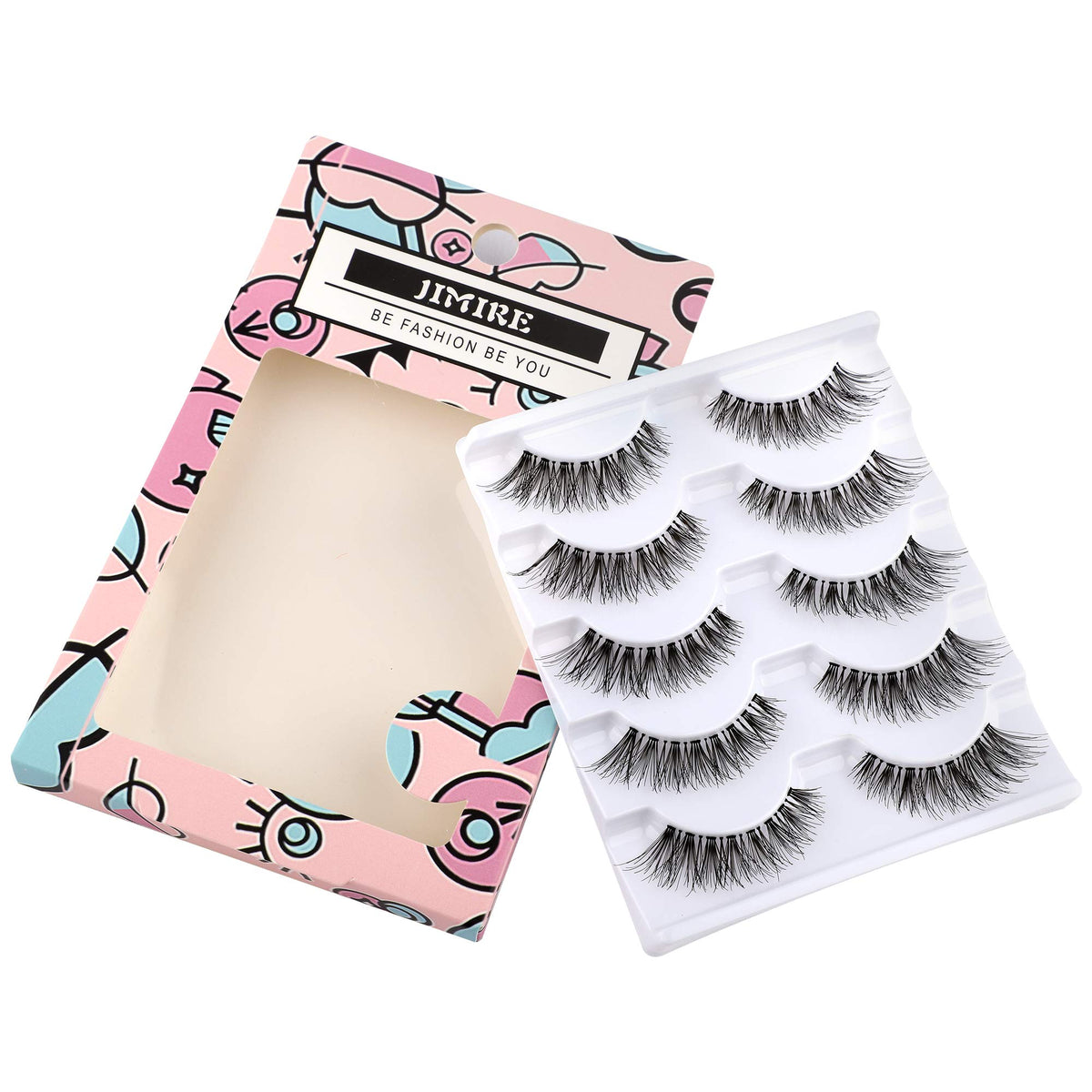 JIMIRE False Eyelashes Multipack Natural 110 Eyelashes