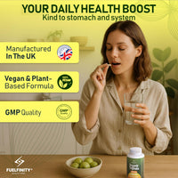 Triphala Powder Organic Capsules - 2000 mg - 240 Capsules - Pure Whole Fruit Triphala Organic Capsule - Natural Constipation Relief & Digestion Support - FuelFinity® - Clean Ayurvedic Detox Vegan