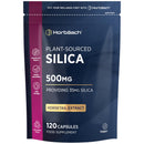 Horbäach Silica Supplement 500mg | High Strength Silica from Horsetail Extract | 120 Powder Capsules | Vegan | 4 Month Supply | by Horbaach