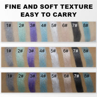 SHEBEEDO Purple Eyeshadow,Cream Eyeshadow Stick Glitter Pen With Sharpener,Metallic Eyeshadow Stick Comfortable Formula,Shimmer Eye Shadows Blendable Longwear Glitter Highly Pigmented Eyeshadow Woman Make up