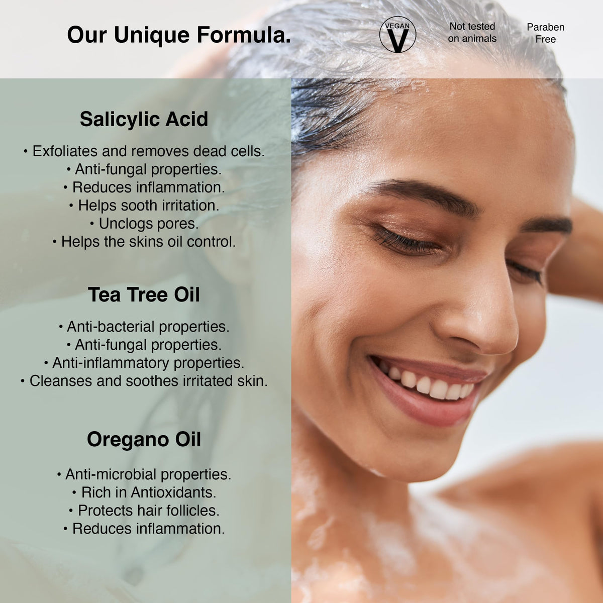 Dr Oz Conditioner with Tea Tree, Salicylic Acid and Oregano Oil. Helps Relieve Symptoms of Folliculitus, Psoriasis, Dandruff, Seborrheic Dermatitis and Itchy Scalp.