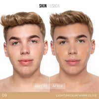 BPerfect Skin Fusion Skin Tint SPF 25 – Lightweight, Buildable Skincare Hybrid for a Radiant, Natural-Look Base – Shade 9 Light/Medium Warm Olive, 30ml