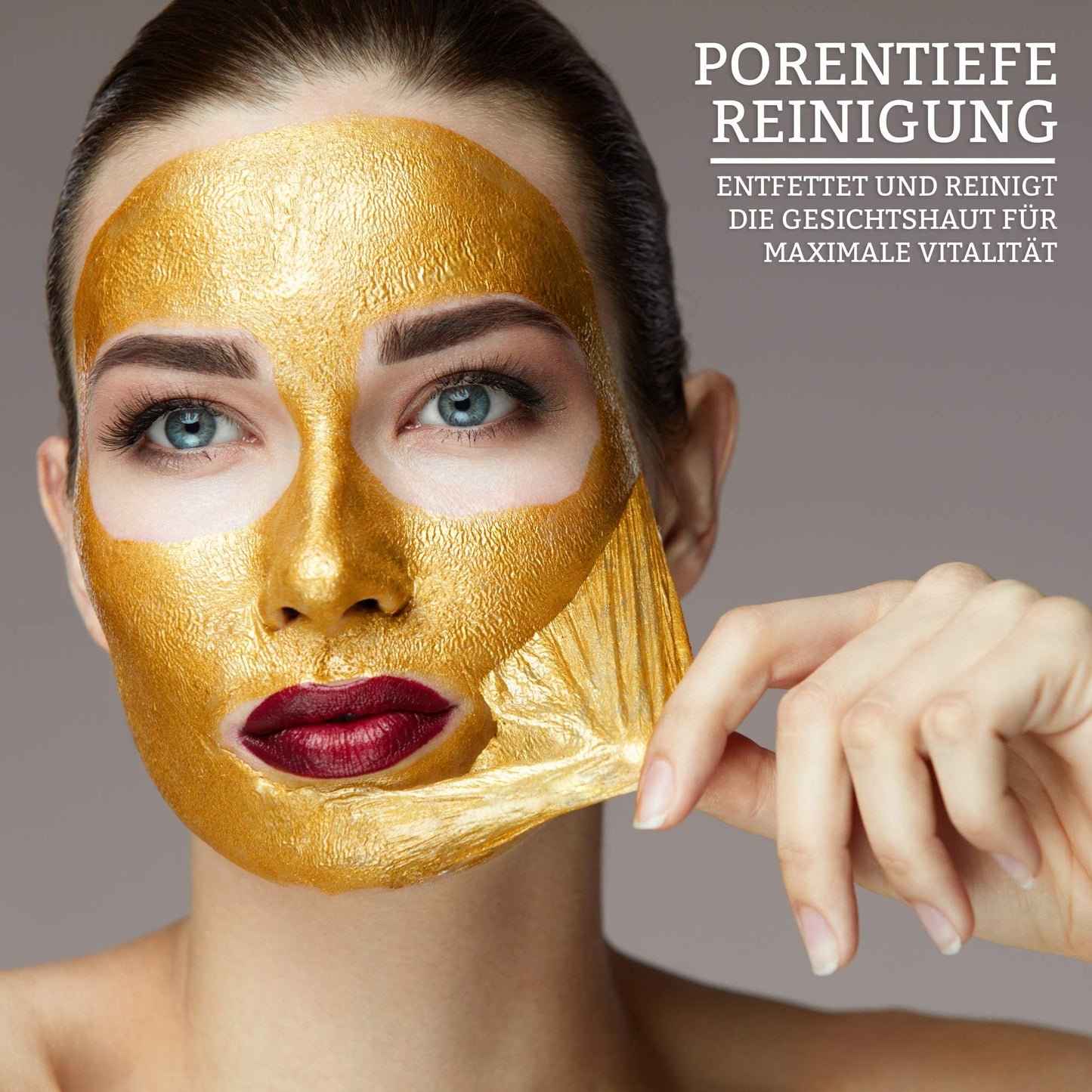 zenix ZENIX ® Gold Mask - Face Mask with Anti-Ageing Effect - Against Blackheads - Against Pimples - Blackhead Remover Mask - Face Mask - Peel Off - Pimple Removal - Black Mask - Blackhead Mask Face Mask