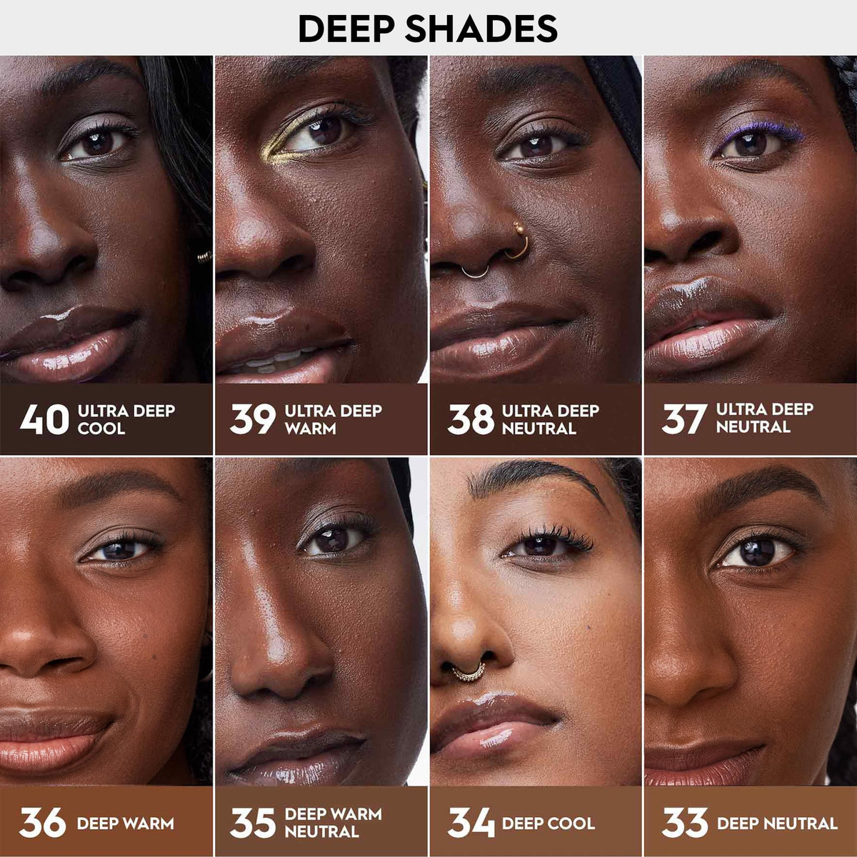 Urban Decay Face Bond Waterproof Foundation, With 3% Niacinamide, Lasts up to 24hr, Shade: 37 - Ultra Deep Neutral, 30ml