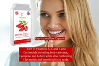 NUVIDA NATURAL HEALTH Rosehip Capsules - High Strength Rosehip Supplement with Vitamin C to Support Joint Health, Bones, Cartilage and Collagen Formation - 120 Vegan Rosehip Capsules. Up to 4 Months Supply.