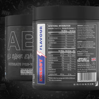 Applied Nutrition Bundle ABE Pre Workout 375g + JUG 2.5 LT Matt Black | All Black Everything Pre Workout Powder, Energy & Physical Performance with Creatine, Beta Alanine (Energy Flavour)