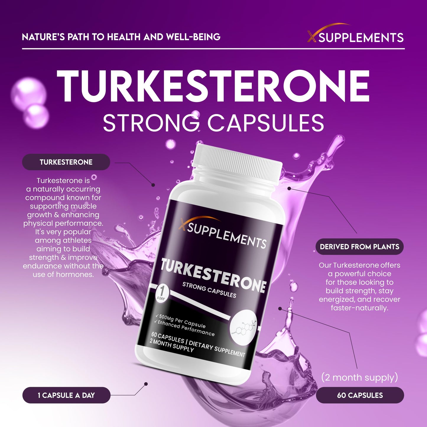 X supplements Turkestone High Strength, Xsupplements