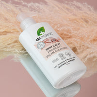 DR ORGANIC Dr Organic Skin Calm Probiotic Cream Cleanser, For Redness, Dry, Sensitive & Irritable Skin, Gentle Cleansing, Dermatologically Tested, Vegan, Cruelty Free, Paraben & SLS Free, Certified Organic,150ml