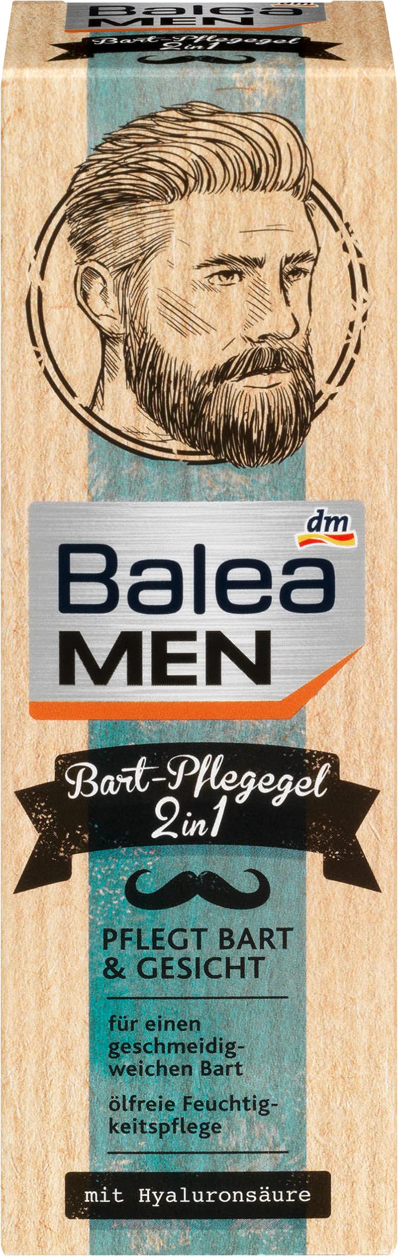 Balea Beard Care 3-Day Beard Fresh 50 ml Nourishes Beard and Face
