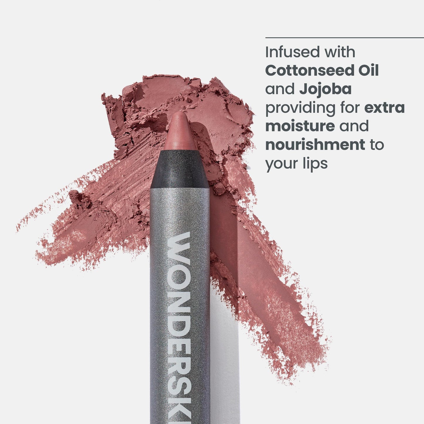 Wonderskin 360 Contour Lip Liner Pencil - Nourishing Lip Liners, Long Lasting, Waterproof and Transfer-Proof Lipliners Pencil (Blush)
