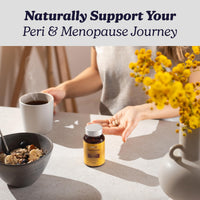 fabÜ Shrooms MENO & PERI - Lion's Mane Mushroom & Magnesium Supplements for Women During Menopause - Natural Perimenopause Support - Hormone Balance & Energy Support (60 Capsules)