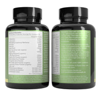 Positive Science People Gut Health Capsules | 18 Nutrients | Digestive Enzyme Supplements | Probiotics Prebiotics Bio Cultures | Milk Thistle, Liquorice Root, Slippery Elm, Easy Digest, Restore Gut | Vegan