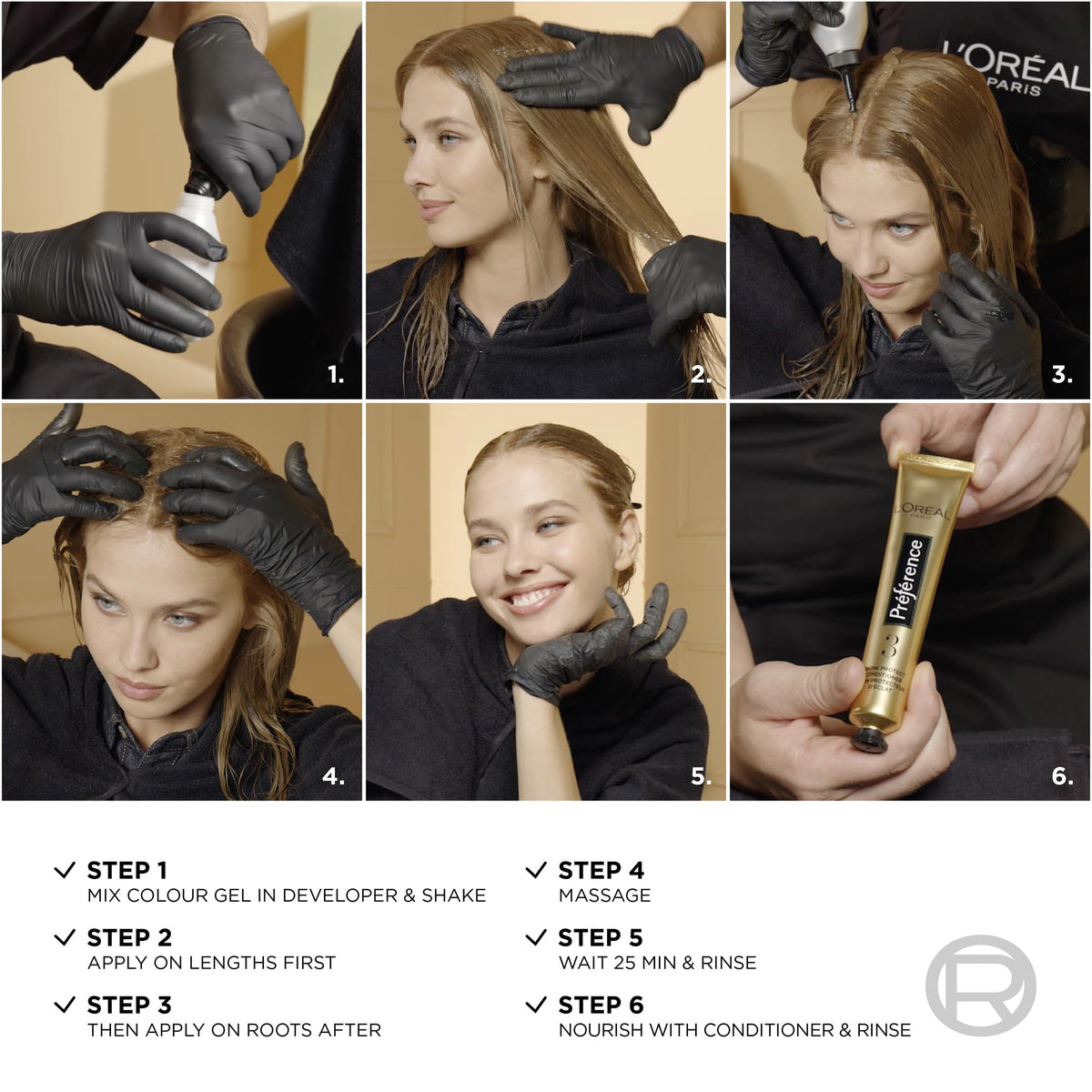 L'Oreal Paris Preference Hair Dye, Long Lasting, Luminous Permanent Hair Colour, 7.3 Florida