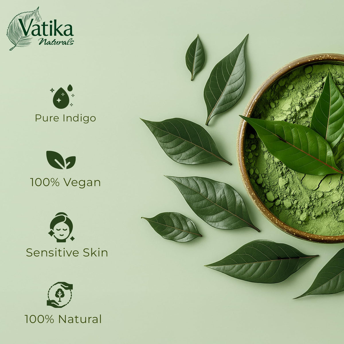 Vatika Naturals Henna Burgundy Hair Colours - 60g (6 x 10g Sachets),100% Ammonia Free, For Vibrant Color, Shine, & Coverage (Packaging May Vary)