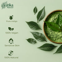 Vatika Naturals Henna Burgundy Hair Colours - 60g (6 x 10g Sachets),100% Ammonia Free, For Vibrant Color, Shine, & Coverage (Packaging May Vary)